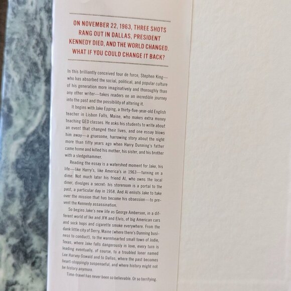 11/22/63 A Novel by Stephen King Hardback Book - Picture 2 of 8